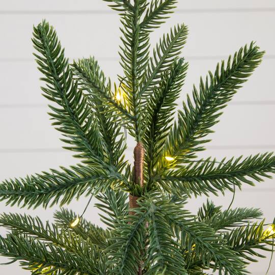 4ft. Pre-Lit Artificial Christmas Tree, Warm White LED Lights